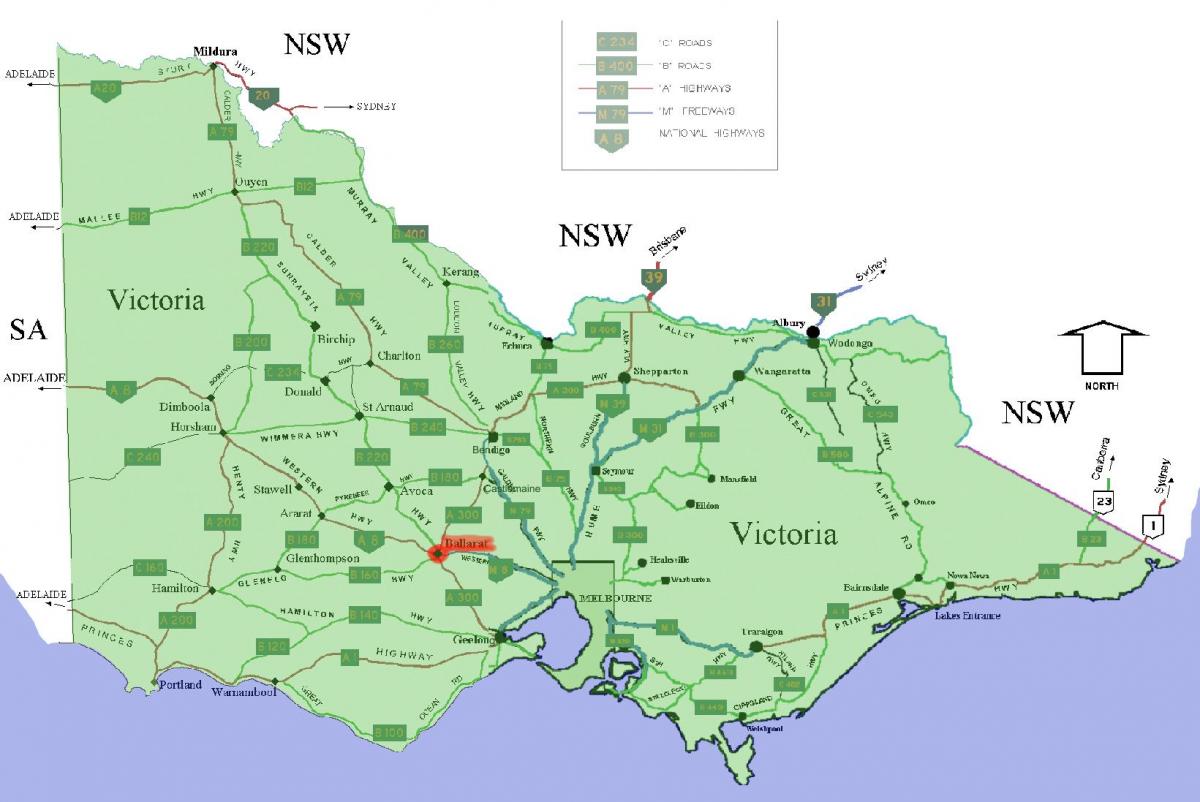 codis postals adherits Victoria mapa