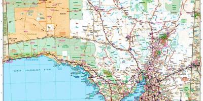 Mapa del sud d'Austràlia