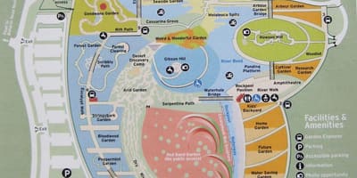 Reial jardí botànic mapa
