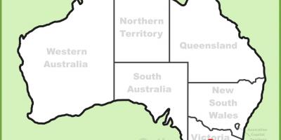 Mapa De Melbourne (Austràlia