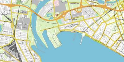 Mapa del port de Melbourne